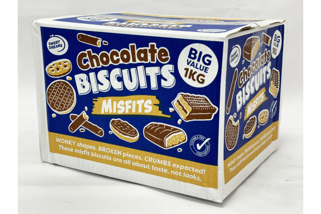 Chocolate Broken Biscuit Assortment 1kg Classic Chocolate Biscuit Variety Box