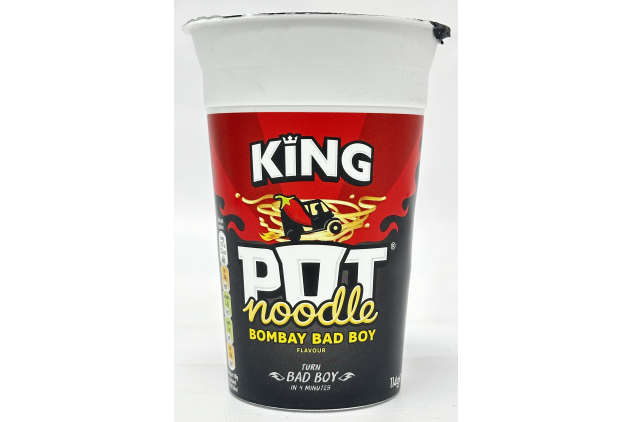 Pot Noodle Bombay Bad Boy King Pot 12 x 114g Instant Noodles