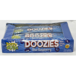 Dopey Heads Doozies Blue Raspberry Sour Chewy and Stretchy Bars 24 x 20g