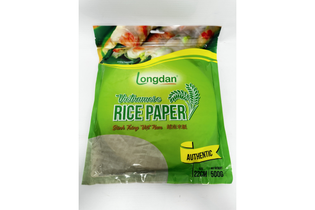 Longdan Vietnamese Rice Paper 22cm 500g Spring Roll Wrappers