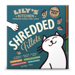 Lily's Kitchen Shredded Fillets Multipack - Grain Free Natural Adult Wet Cat Food 16 Tins x 70g