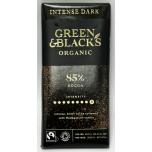 Green & Black's Organic Intense Dark 85% Cocoa Chocolate Bars 15 x 90g