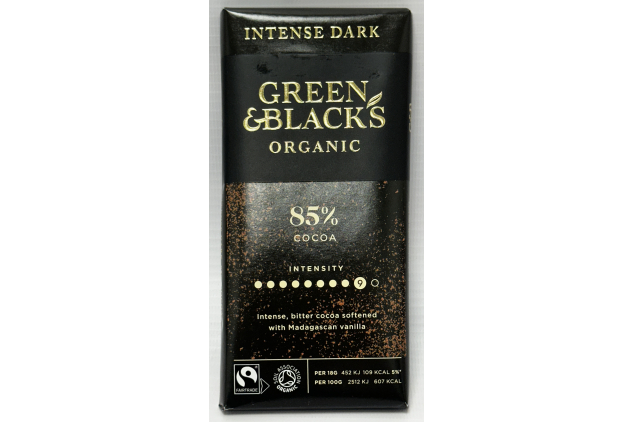 Green & Black's Organic Intense Dark 85% Cocoa Chocolate Bars 15 x 90g