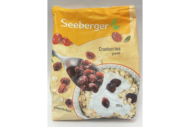 Seeberger Sweetened Dried Cranberries 350g