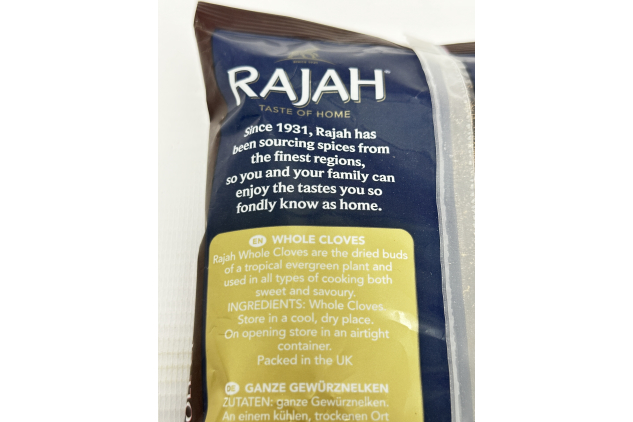 Rajah Whole Cloves 200g