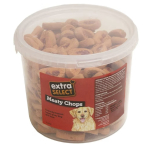 Extra Select Chop Shaped Dog Treat Biscuits in a 3ltr Bucket (approx 200 biscuits)