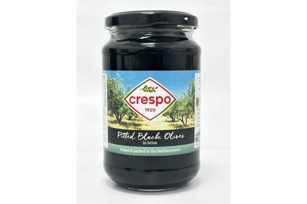 Crespo Pitted Black Olives in Brine 354g