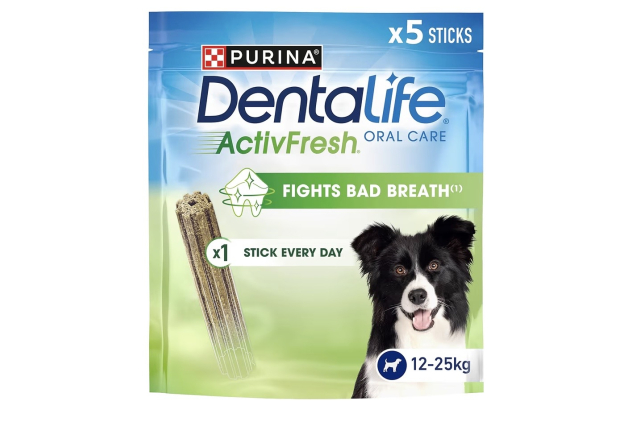 DENTALIFE ActivFresh Medium Dental Chicken Dog Chews 5 Sticks