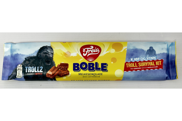 Freia Boble Aerated Milk Chocolate Bar 150g