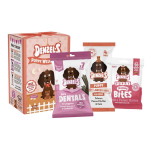 Denzel's All Natural Puppy Treats Welcome Kit - Puppy Training Bites, Daily Dentals & Soft Baked Bars - 96g