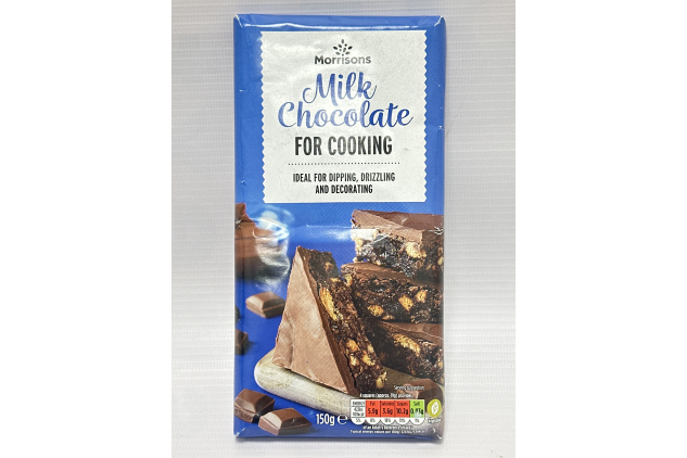 Morrisons Milk Cooking Chocolate 150g