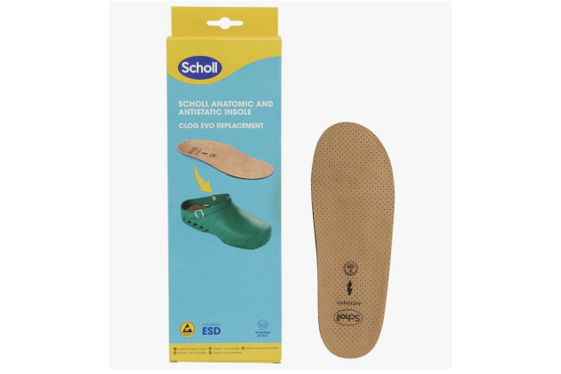 Dr. Scholl Anatomical Antistatic Replacement Insole for Clog Evo Size 2 / 3 UK