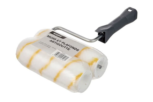 Anti-Drip Twin Paint Roller for Walls & Ceilings – 180mm