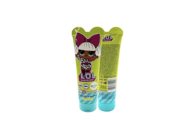 LOL Surprise 2-in-1 Shower Gel & Shampoo for Kids & Adults Vegan 240ml