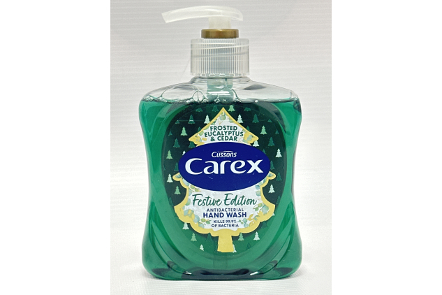 Carex Christmas Edition Antibacterial Hand Wash Eucalyptus & Cedar – 250ml