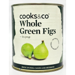 Cooks & Co Whole Green Figs in Syrup 820g Pack of 6