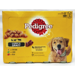 Pedigree Adult Wet Dog Food Chunks in Gravy Mixed Selection 12 x 400g