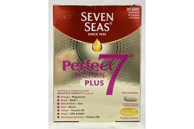 Seven Seas Perfect7 Woman Plus Multivitamin & Omega-3 30 Day Duo Pack