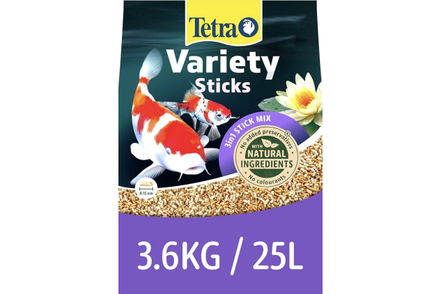 Tetra Pond Variety Sticks Fish Food 3.6kg 25L