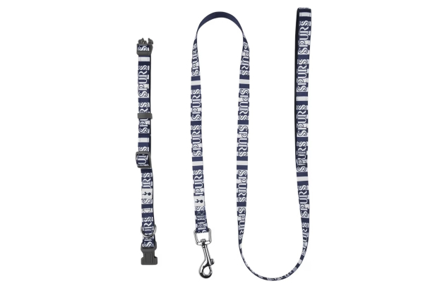 Tottenham Hotspur Large Dog Collar and Lead, Neoprene Padding for Comfort and Durability