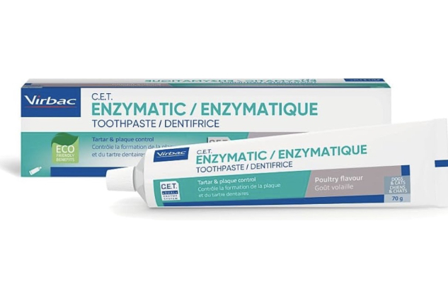 Virbac C.E.T. Enzymatic Toothpaste for Dogs & Cats Poultry Flavour 70g | DAMAGED OUTER PACKAGING