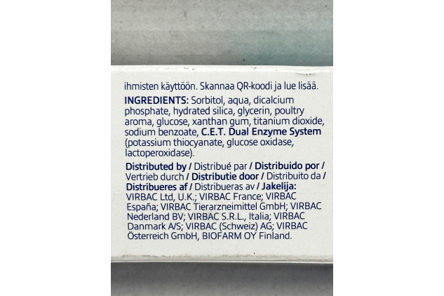 Virbac C.E.T. Enzymatic Toothpaste for Dogs & Cats Poultry Flavour 70g | DAMAGED OUTER PACKAGING