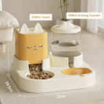2-in-1 Automatic Pet Feeder and Water Dispenser for Cats and Dogs
