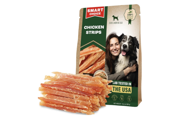 Dog Treats Chicken Jerky Strips 300g Natural Pet Dried Snacks Rawhide