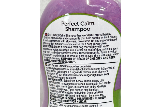 Perfect Calm Dog Shampoo Lavender & Chamomile 355ml