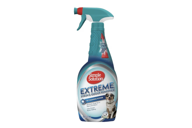 Simple Solution Extreme Pet Stain and Odour Remover, Enzymatic Cleaner with 3X Pro-Bacteria Cleaning Power - 945ml