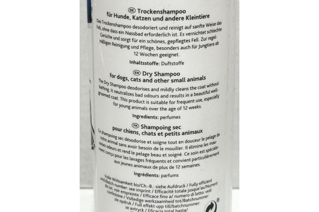 Trixie Dry Shampoo for Dogs Cats and Small Animals 100g