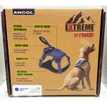 Ancol Extreme Hybrid Dog Harness with Built-In Extending Lead Large Aqua Blue