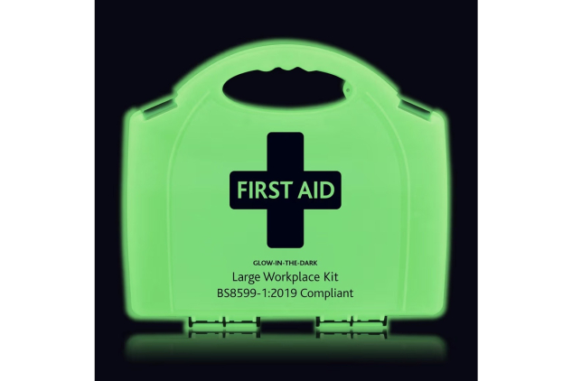 Reliance Medical Large Glow in The Dark First Aid Kit in Aura Box 188 Count
