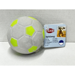 Trixie Grey and Green Foam Rubber Football Dog Toy
