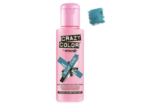 Crazy Color Permanent Hair Color Cream Number 67 Blue Jade 100ml