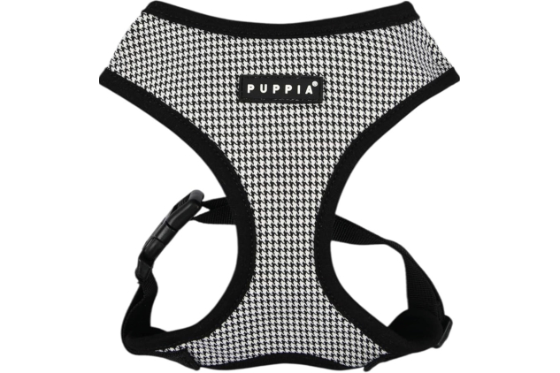 Puppia Amatus Houndstooth Dog Harness Black X-Large
