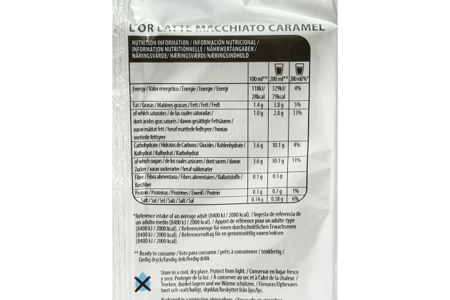 Tassimo L’OR Caramel Latte Macchiato Coffee Pods 5 x 7 Packs 35 Drinks