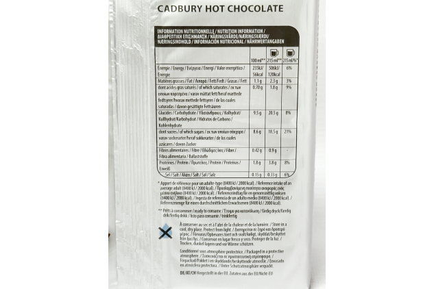 Tassimo Cadbury Hot Chocolate Pods 5 x 8 Packs 40 Drinks