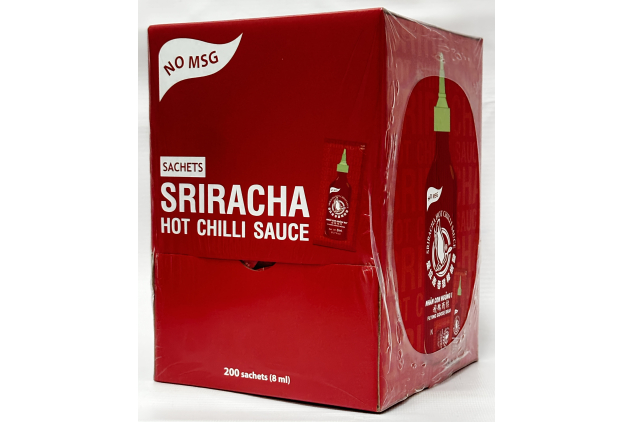Flying Goose Sriracha Hot Chilli Sauce Sachets 200 x 8ml No MSG