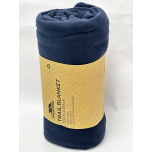 Trespass Snuggles Microfleece Picnic Travel Blanket 120 x 180cm Navy Blue