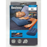 Bestway Flocked Air Camp Pillow 42 x 26 x 10cm Inflatable Travel Pillow
