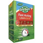 Gro-Sure Fast Acting Lawn Seed 2.4kg Grass Seed 80m² Coverage