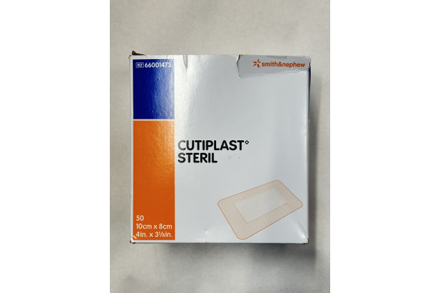 Cutiplast Sterile Wound Dressing - 8x10 cm, Pack of 50: Advanced and Hygienic Wound Care Solution