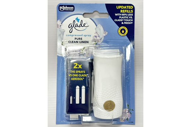 Glade Touch & Fresh Pure Clean Linen Air Freshener Starter Kit 10ml