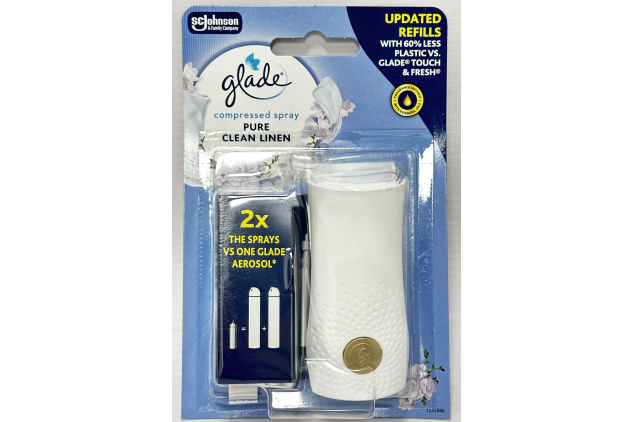 Glade Touch & Fresh Pure Clean Linen Air Freshener Starter Kits 6 x 10ml