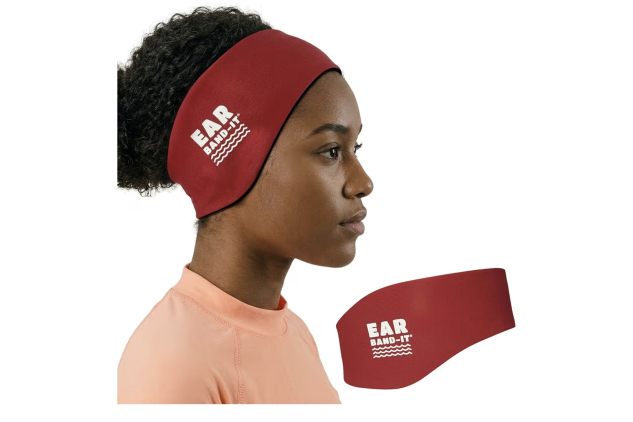 EAR BAND-IT  The Original Swimming Headband Red Size Large