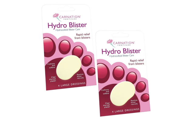 CARNATION Hydro Blister Plasters Rapid Relief From Blisters 2 Pack