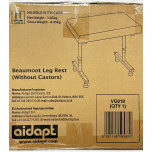 Aidapt Beaumont Height Adjustable Leg Rest Stool Without Castors VG818
