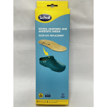 Scholl Clog Evo Anatomic Antistatic Insoles Size 43-44 Brown