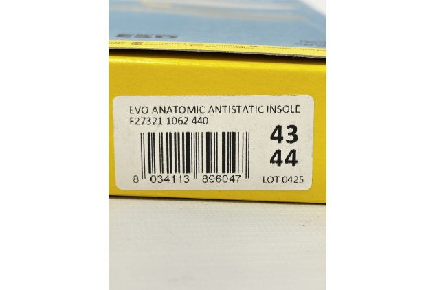 Scholl Clog Evo Anatomic Antistatic Insoles Size 43-44 Brown